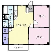 ブランドール土谷IIの間取り画像
