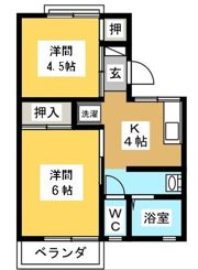 サンハイツの間取り画像