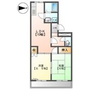 シャンクレール弐番館の間取り画像