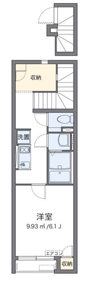 クレイノ聡の間取り画像