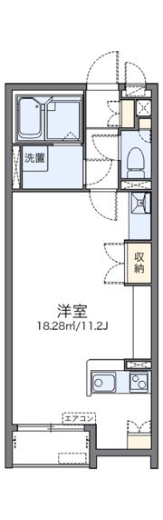 レオネクストノースブリッジ三山の間取り画像