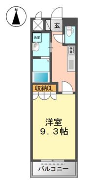 グランディール三条の間取り画像