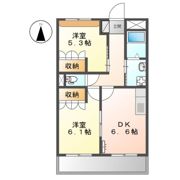 KOWAガーデンハイツIの間取り画像