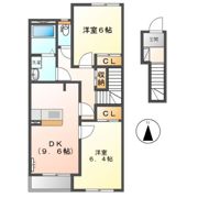 パティオ リッチモンド Eの間取り画像