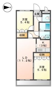 パイン ヒルズIの間取り画像