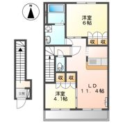 グラスコートIIの間取り画像
