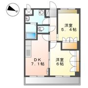 パステルコート二上の間取り画像