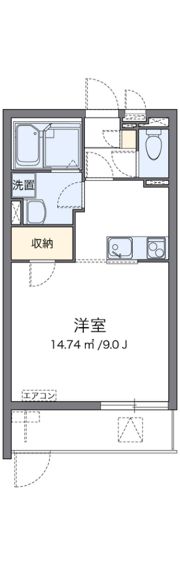 クレイノコミンチャーレドゥーエの間取り画像