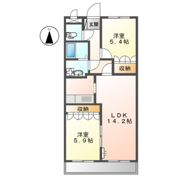 セントフィールド葛城Iの間取り画像