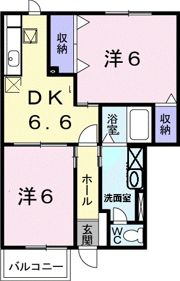 カーサプラシードの間取り画像