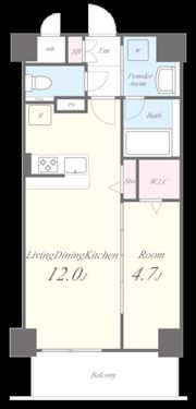 Sole Cedar 西大寺の間取り画像