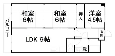コーポオオミヤの間取り画像