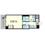 ELLE難波WESTの間取り画像