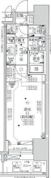 ソルテラスNAMBAフロントの間取り画像