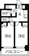 エステムコート難波Vブロードの間取り画像