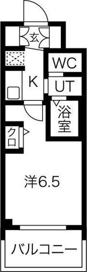 エステムコート難波Vブロードの間取り画像