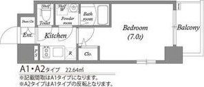 エスリード大阪クレストコートの間取り画像