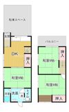 湯里1貸家の間取り画像