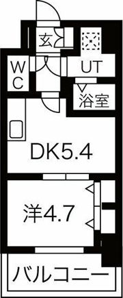 ファステート難波ラグジュの間取り画像