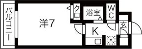 アーバンエース日本橋パルの間取り画像