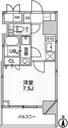 エグゼ難波南VIの間取り画像