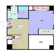 ワイズコート難波ウエストの間取り画像