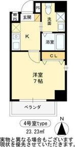 ラ・フォーレ松ヶ枝町Iの間取り画像
