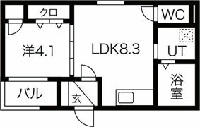 F asecia 新今里の間取り画像