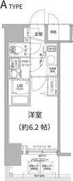 エスリード難波ザ・プレミアの間取り画像