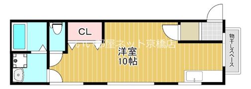 マンションフクハラの間取り画像
