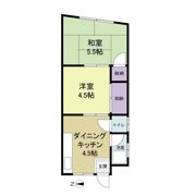 鶴見マンションの間取り画像