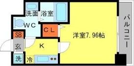 SERENiTE日本橋SUDの間取り画像