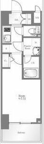 S-RESIDENCE難波EASTの間取り画像