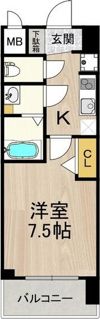スプランディッド難波SOUTHの間取り画像