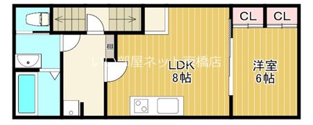 ジーク新喜多APの間取り画像
