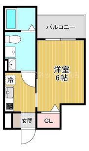 CRASTINE小路東Bの間取り画像