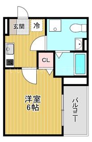 CRASTINE小路東Aの間取り画像