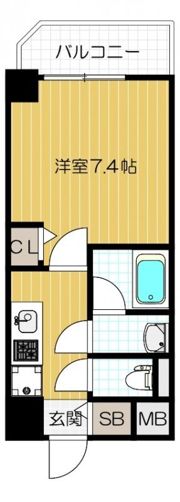 グランパシフィック今里公園の間取り画像