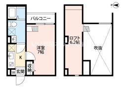 ソレイユ中川の間取り画像