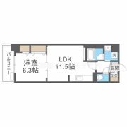 グランセジュール大国町の間取り画像