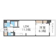 グランセジュール大国町の間取り画像