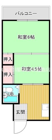 WESTヒルズ平野の間取り画像