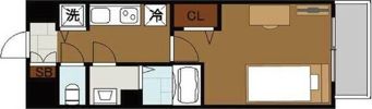 プレサンス難波セレクトの間取り画像