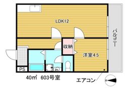 シャトー豊田の間取り画像