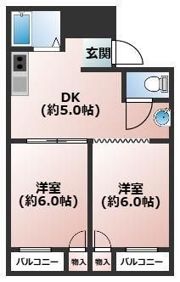 パシフィックヴィラ新森の間取り画像