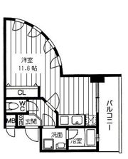 ウィルテラスなんば南（旧サムティナンバ南）の間取り画像