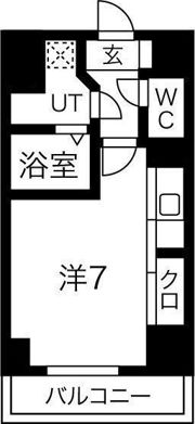 S-RESIDENCE難波Viale（ビアーレ）の間取り画像