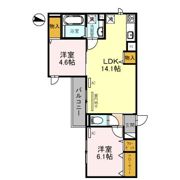 Clashist中宮Northの間取り画像