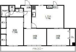 上田マンションの間取り画像