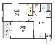 ニッコーハイツの間取り画像